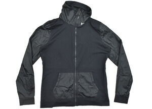 Under Armour Women's Full Zip Jacket Size L Black Fitted Lightweight Mock Neck